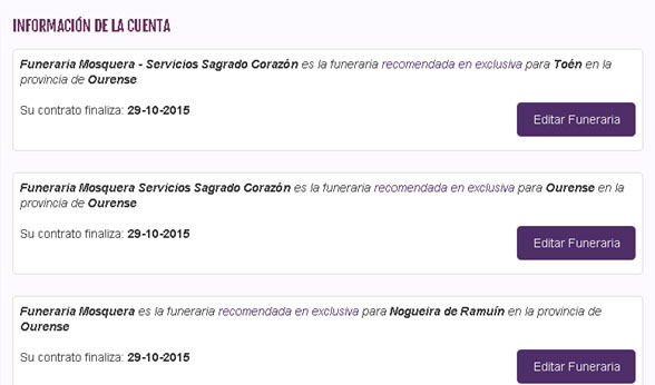 Informacin cuenta